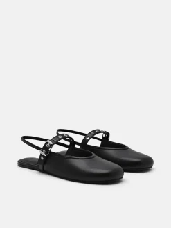 Agnes Ballerina Flats - Black