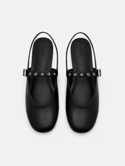 Agnes Ballerina Flats - Black