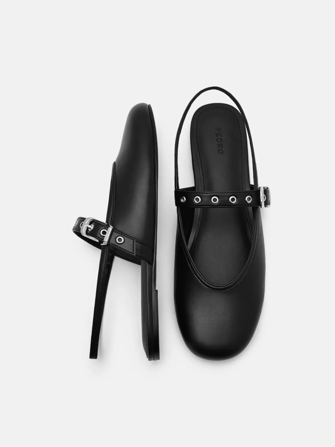 Agnes Ballerina Flats - Black