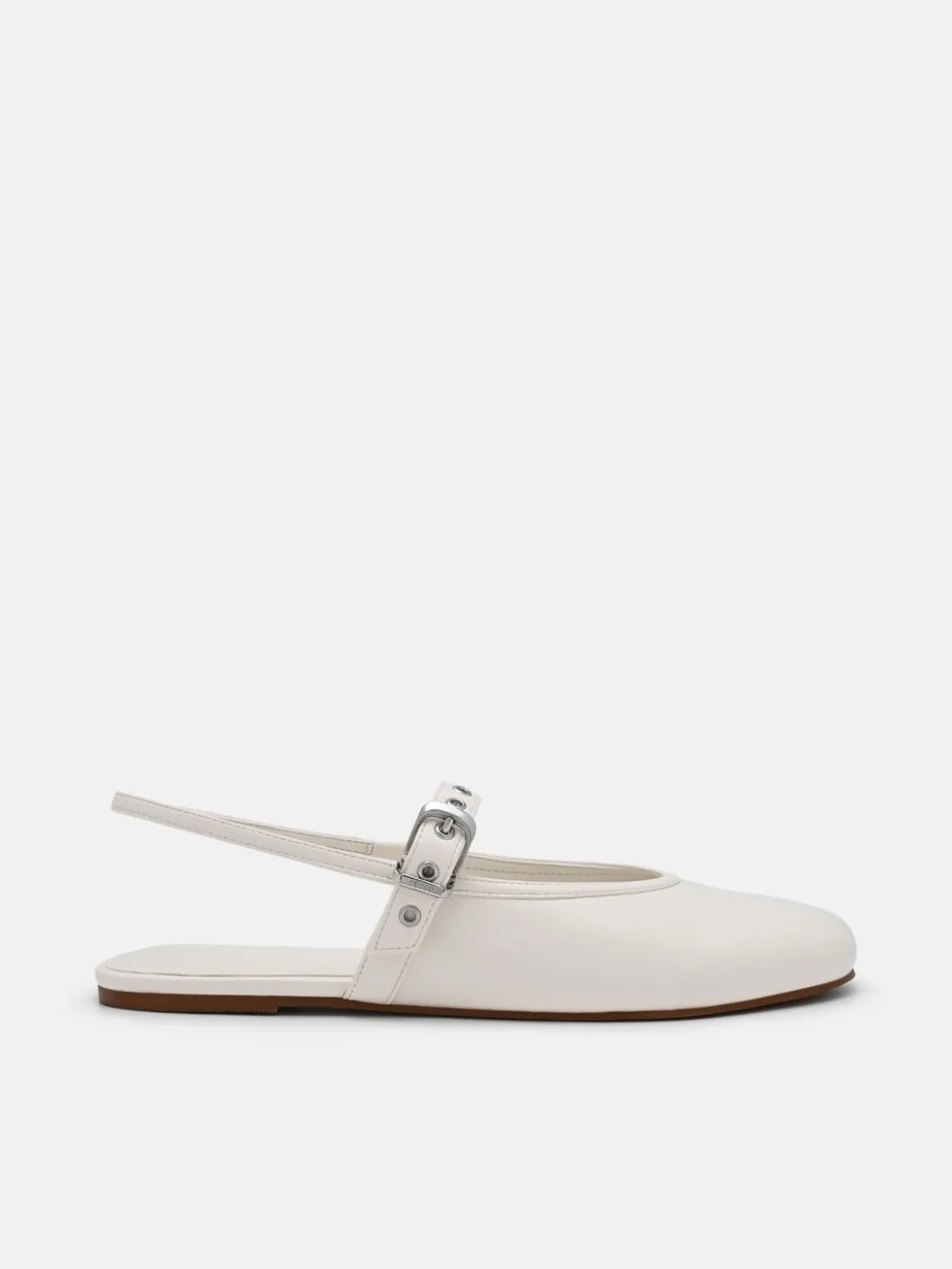 Agnes Ballerina Flats - Chalk