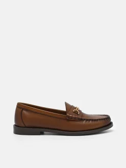 Alistair Leather Horsebit Loafers - Brown