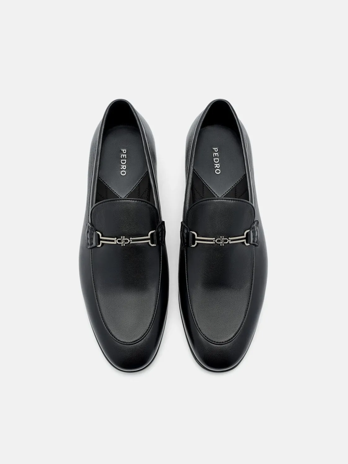 Alistair Leather Horsebit Loafers - Black