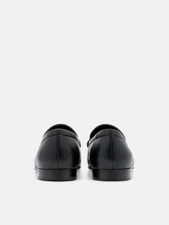 Alistair Leather Horsebit Loafers - Black