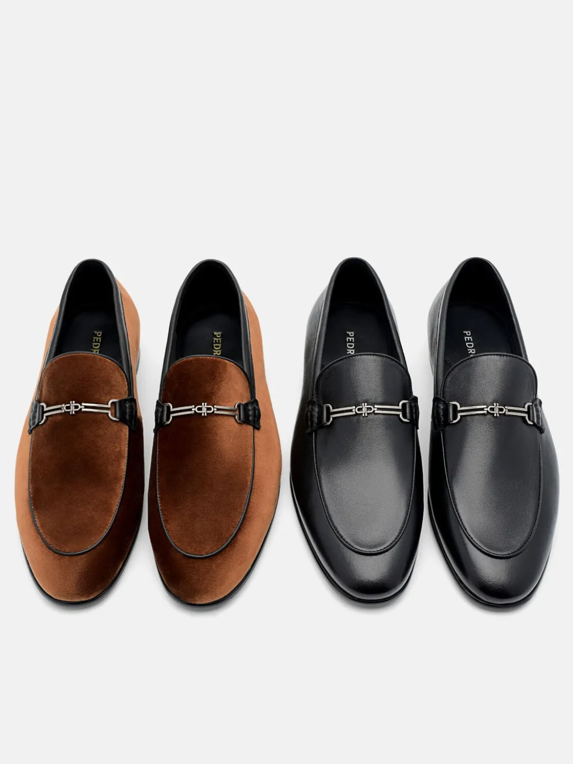 Alistair Leather Horsebit Loafers - Black