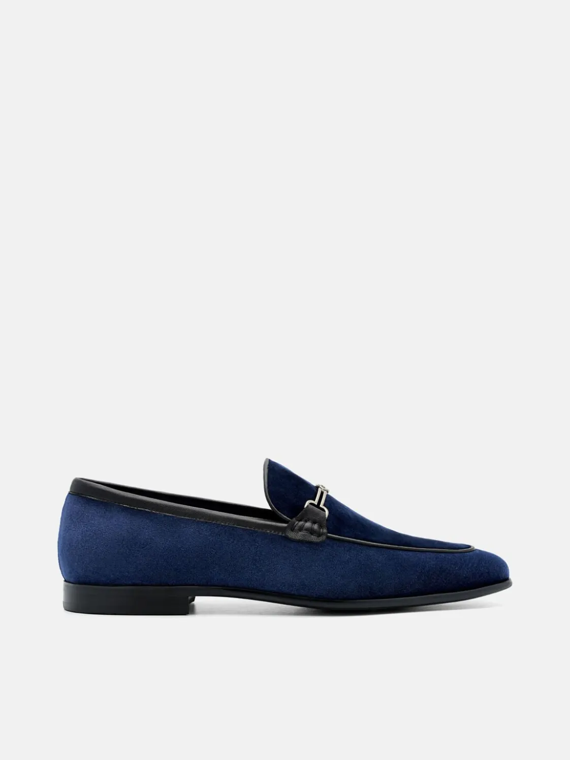 Alistair Leather Horsebit Loafers - Navy