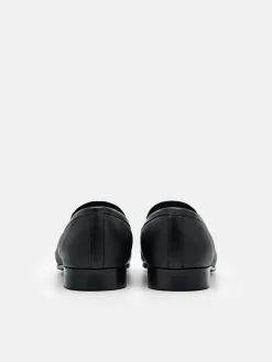 Alistair Leather Loafers - Black