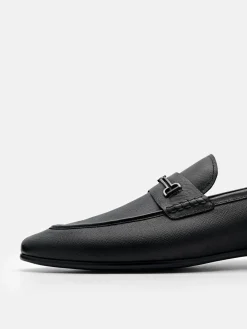 Alistair Leather Loafers - Black