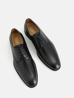 Altitude Leather Derby Shoes - Black