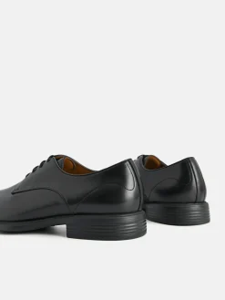 Altitude Leather Derby Shoes - Black