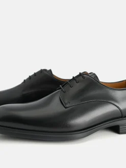 Altitude Leather Derby Shoes - Black