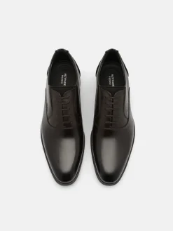 Altitude Leather Oxford Shoes - Dark Brown