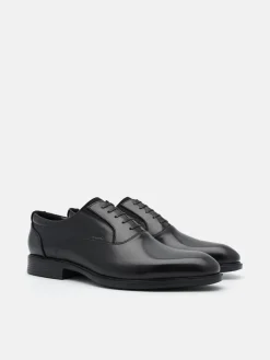 Altitude Leather Oxford Shoes - Black