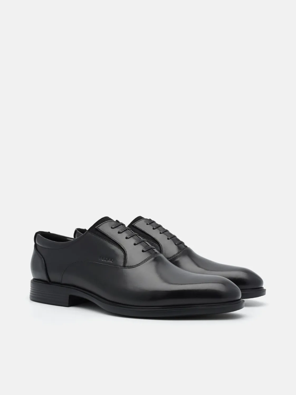 Altitude Leather Oxford Shoes - Black