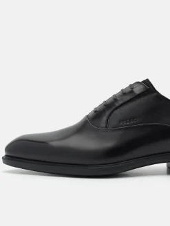 Altitude Leather Oxford Shoes - Black