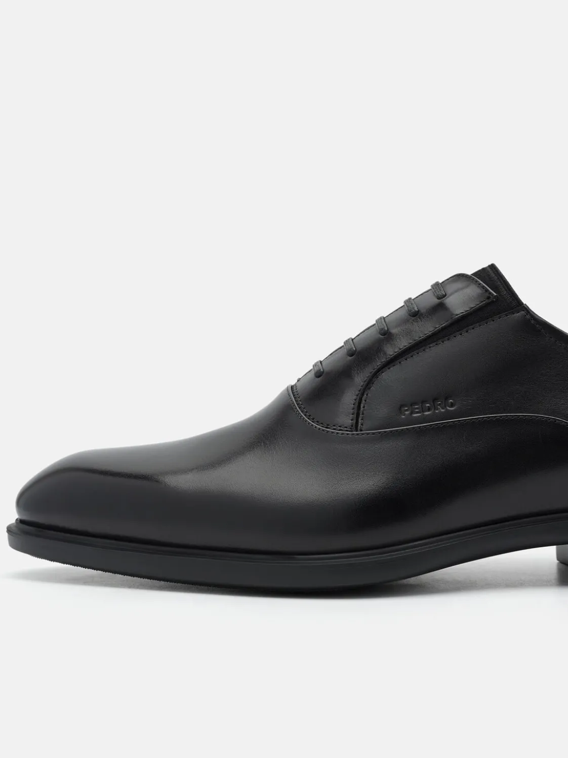 Altitude Leather Oxford Shoes - Black
