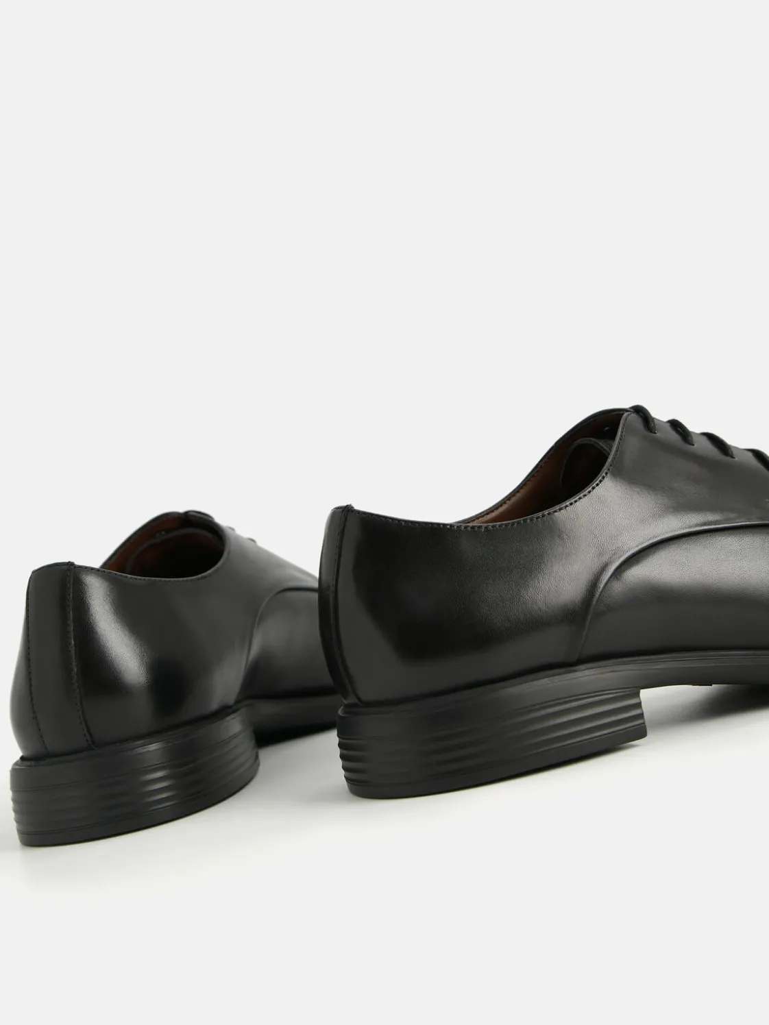 Altitude Leather Toe Derby Shoes - Black