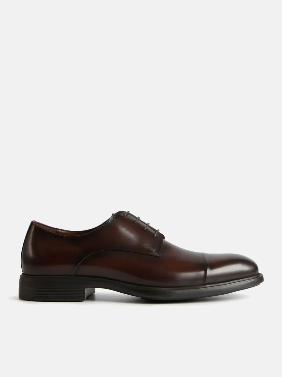 Altitude Leather Toe Derby Shoes - Brown