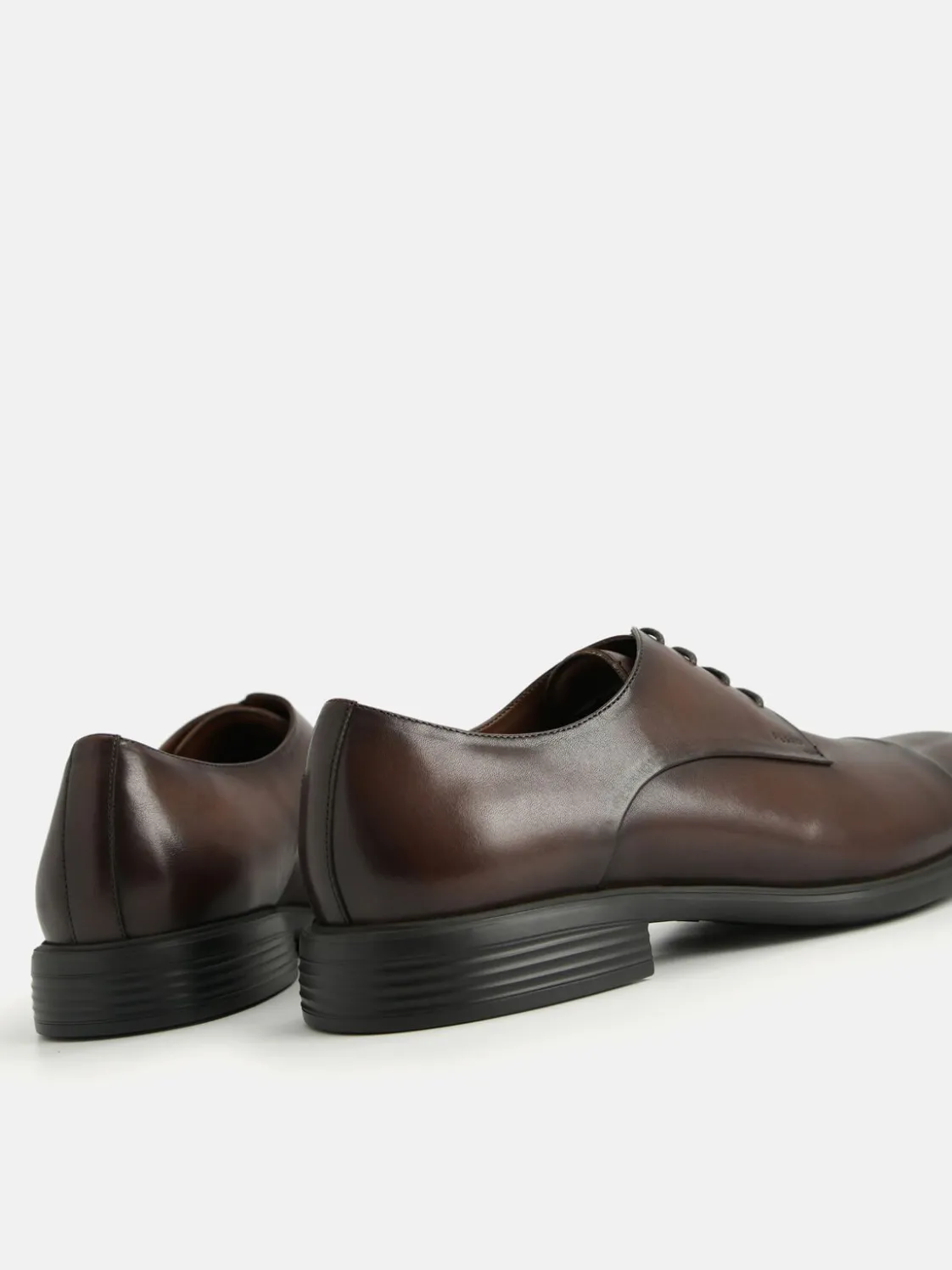 Altitude Leather Toe Derby Shoes - Brown
