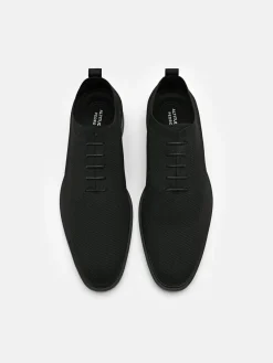 Altitude Lightweight Fabric Oxford Shoes - Black