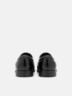 Altitude Lightweight Leather Derby Shoes - Black Burnish