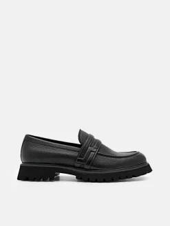 Alto Leather Loafers - Black