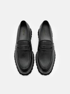Alto Leather Loafers - Black