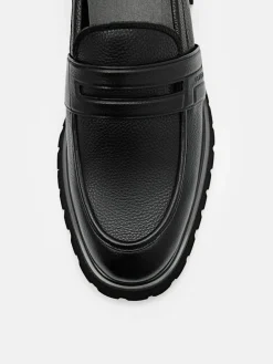 Alto Leather Loafers - Black