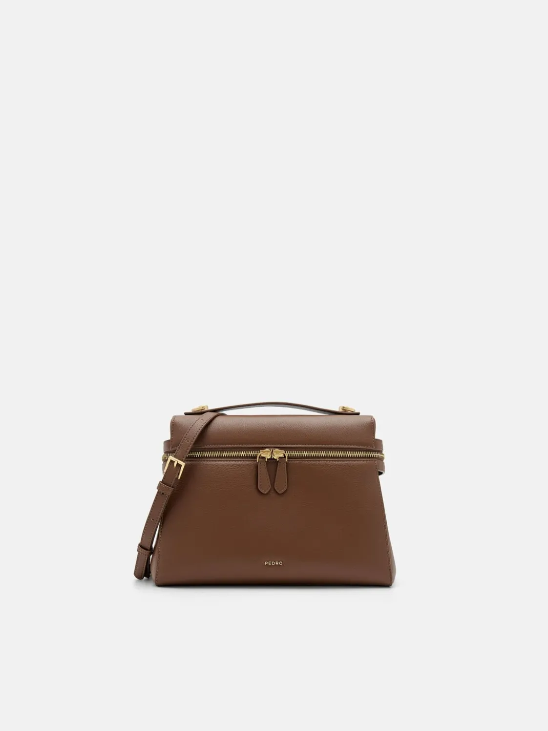 Alyssa Leather Backpack - Brown