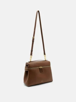 Alyssa Leather Backpack - Brown