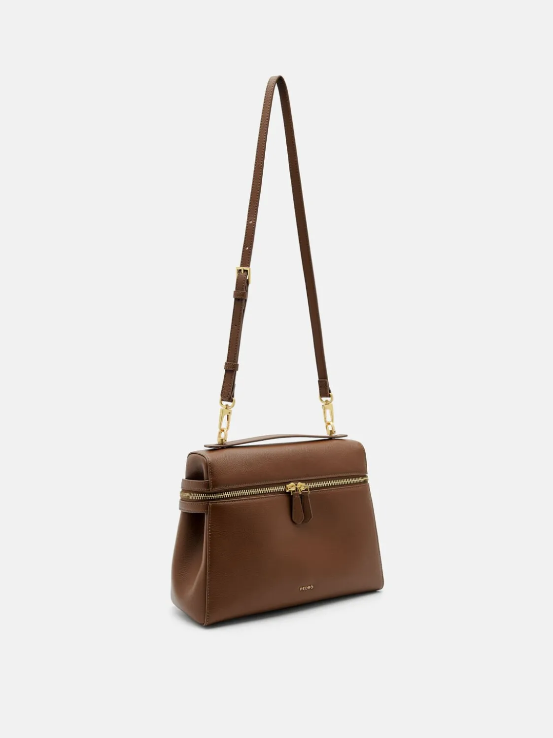Alyssa Leather Backpack - Brown
