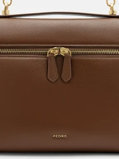 Alyssa Leather Backpack - Brown