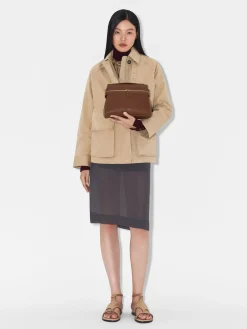 Alyssa Leather Backpack - Brown