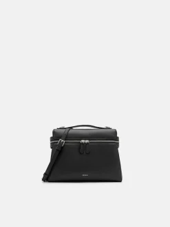 Alyssa Leather Backpack - Black