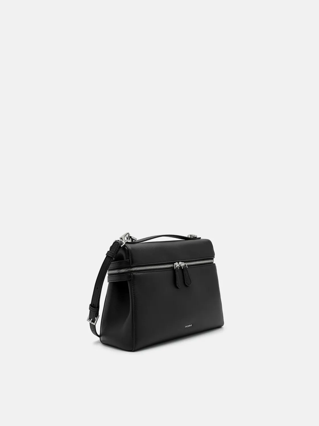 Alyssa Leather Backpack - Black
