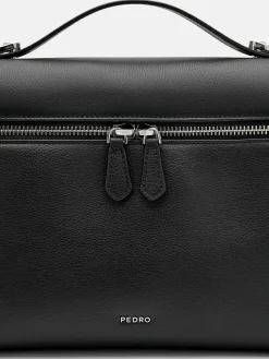 Alyssa Leather Backpack - Black