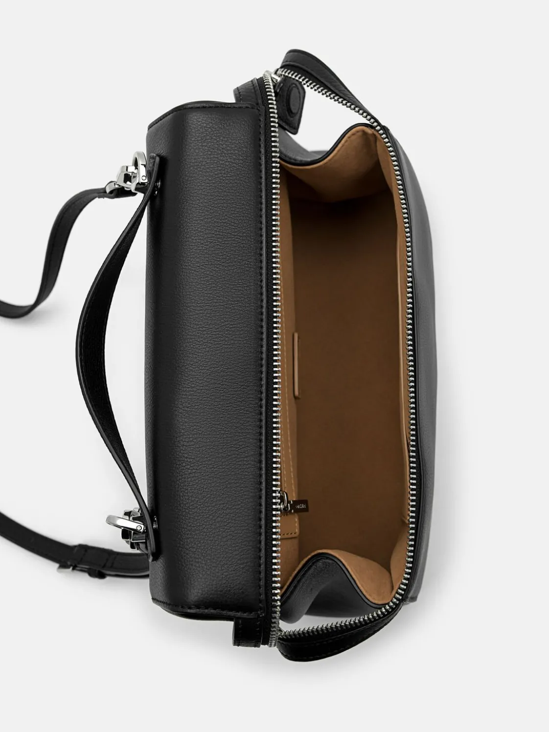 Alyssa Leather Backpack - Black