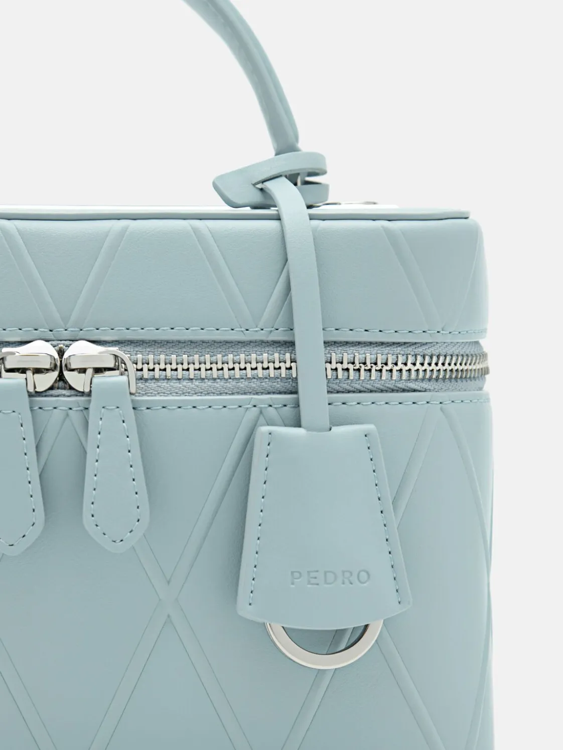 Ari Boxy Shoulder Bag - Light Blue