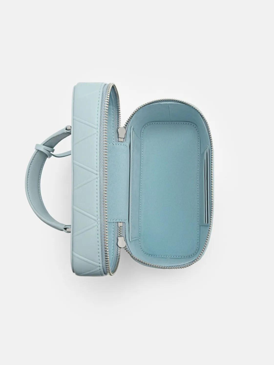 Ari Boxy Shoulder Bag - Light Blue