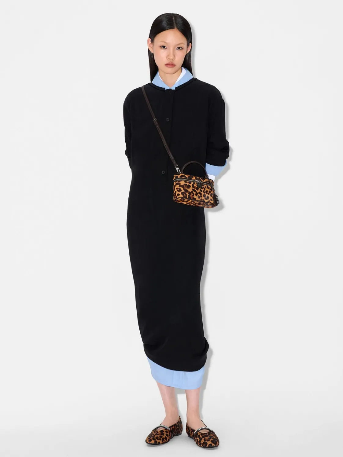 Ari Calf Hair Shoulder Bag - Multi