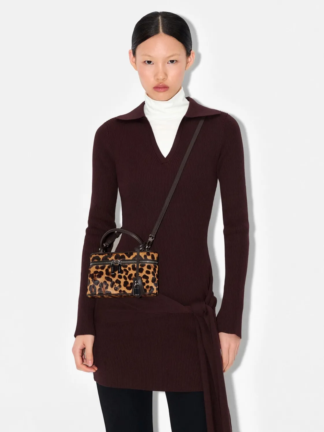 Ari Calf Hair Shoulder Bag - Multi