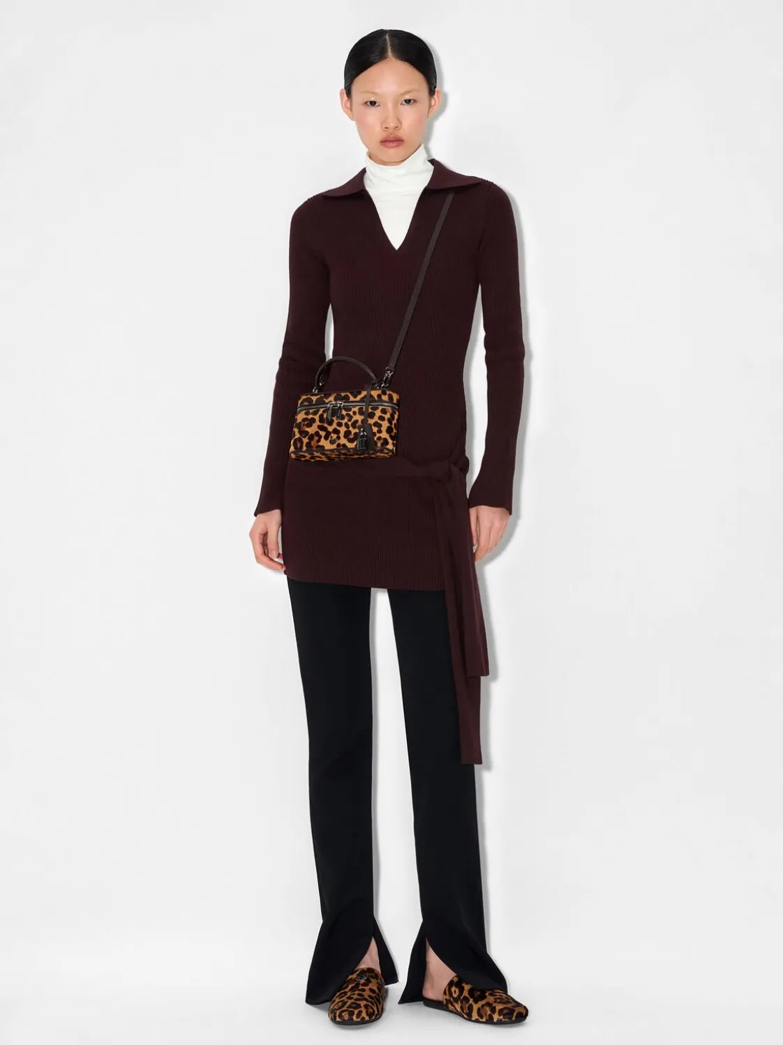 Ari Calf Hair Shoulder Bag - Multi