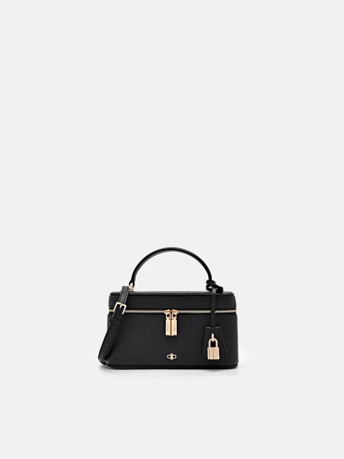 Ari Leather Shoulder Bag - Black