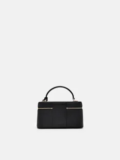 Ari Leather Shoulder Bag - Black