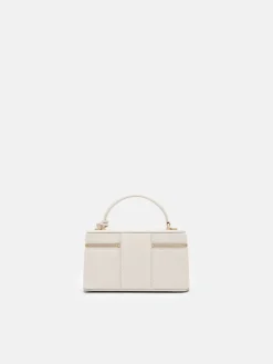 Ari Leather Shoulder Bag - Chalk