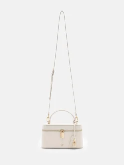 Ari Leather Shoulder Bag - Chalk