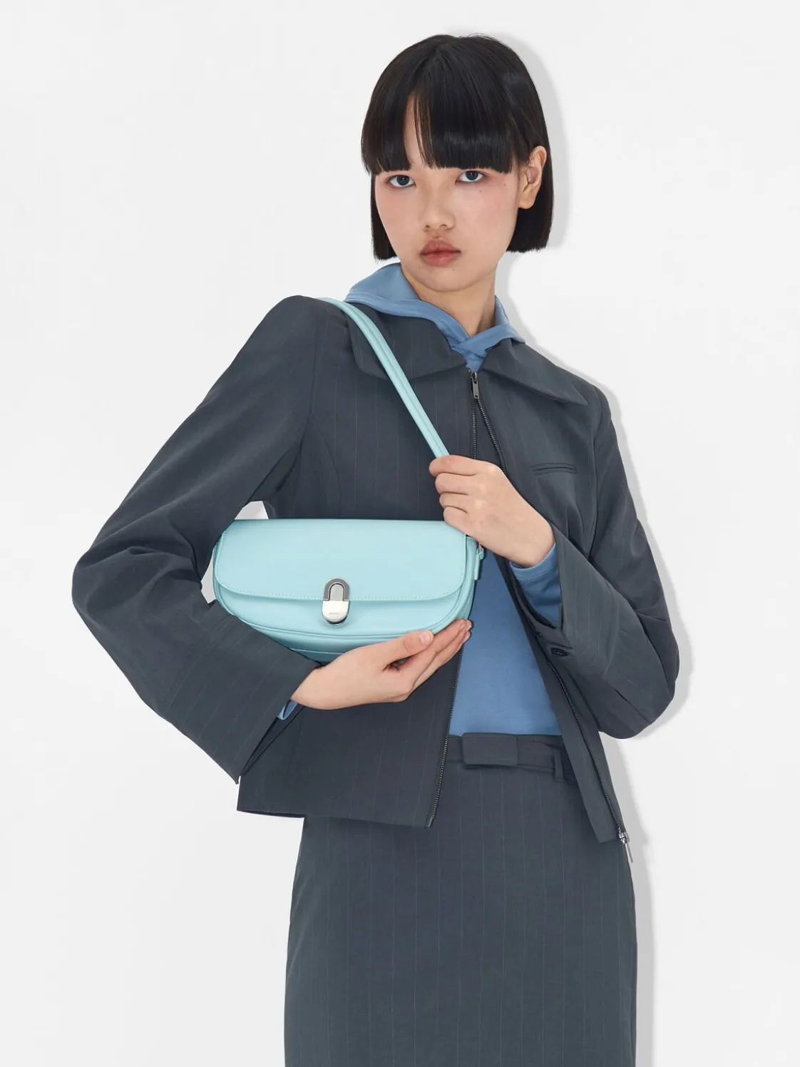 Artemis Shoulder Bag - Aqua
