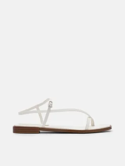 Ashby Leather Strappy Sandals - Chalk