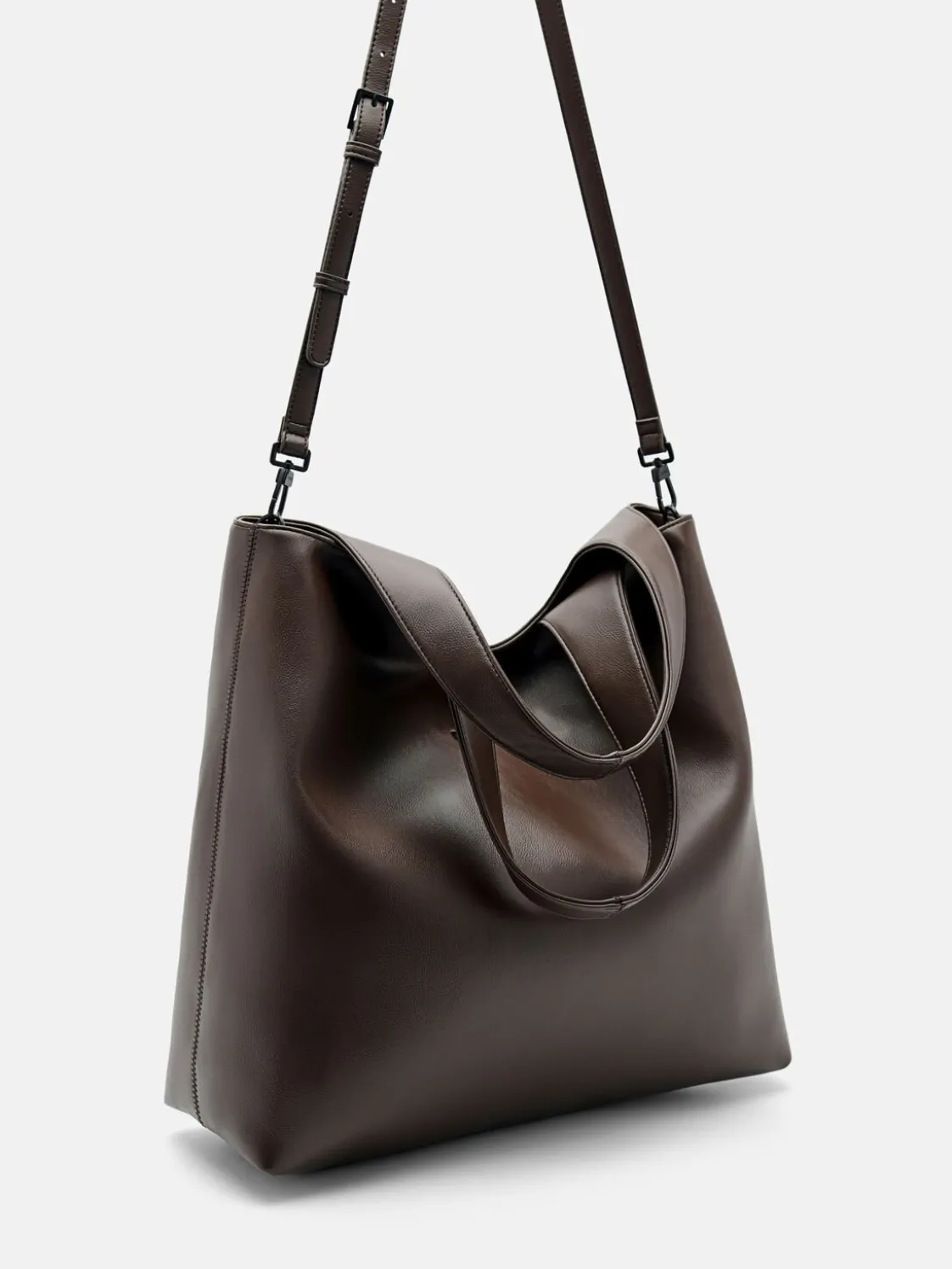 Avery Tote Bag - Dark Brown