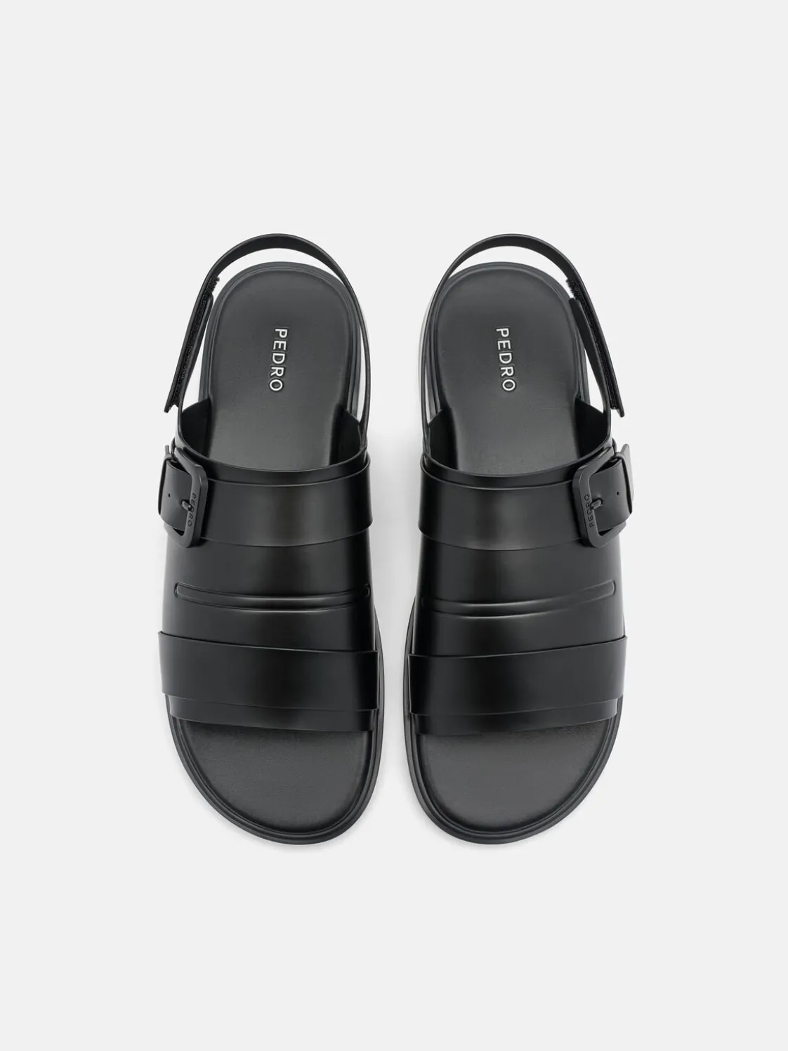 Backstrap Sandals - Black