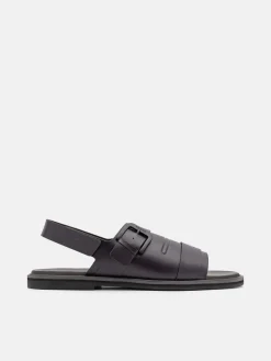 Backstrap Sandals - Dark Brown